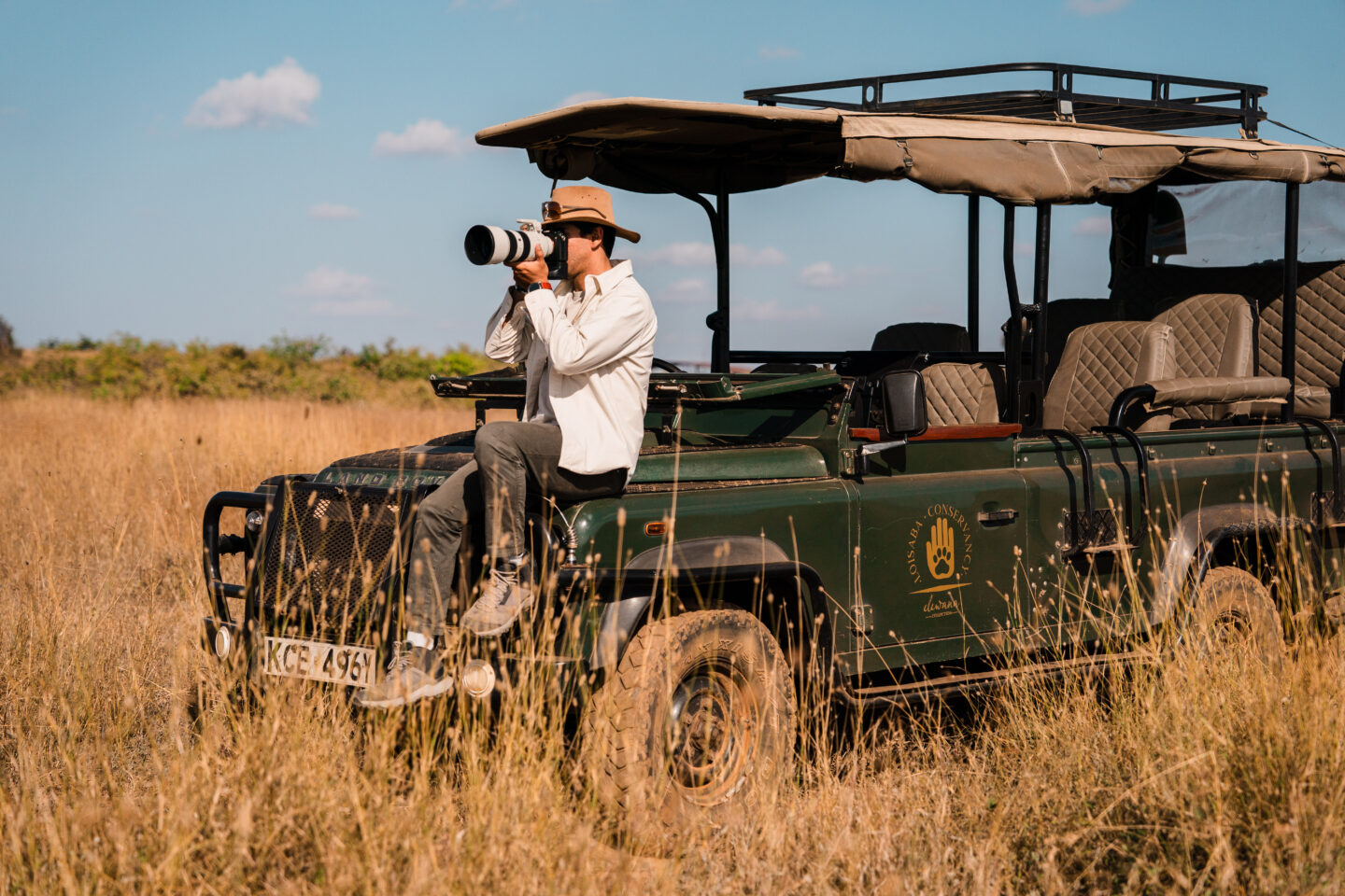 One a luxury safari in Kenya